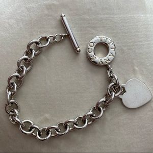 Tiffany & Co. Classic Heart Tag Toggle Bracelet